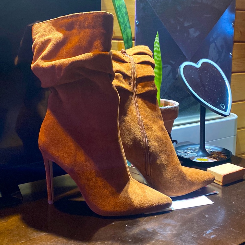 Stiletto Tan Boots